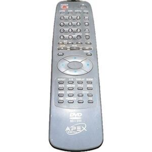 Apex Digital SD 250 DVD Player‎ Remote Control